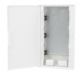 Щиток встраиваемый слаботочный DKC FRAME 36 модулей с белой дверцей плата, розетки IP40 белый