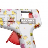 Набор пистолет клеевой Rexant 15Вт 7мм и набор цветных стержней 12штук