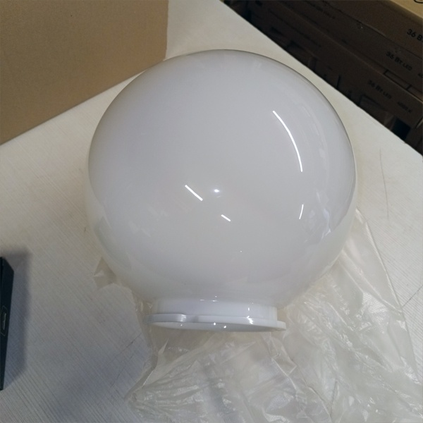 Рассеиватель для садово-парковых светильников серии НТУ ТДМ, диаметр 300 мм, байонетное основание 145 мм, цвет опал