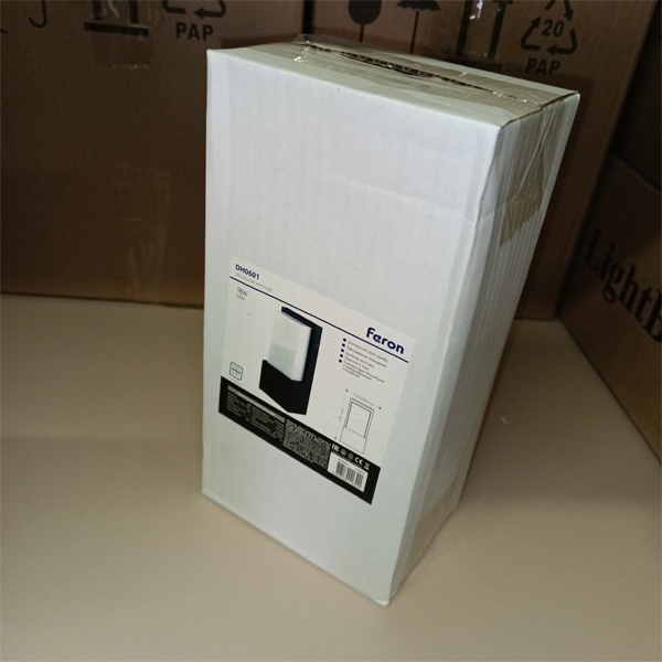 Настенный уличный светильник Ферон DH601, патрон E27, цвет черный