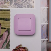 Выключатель одноклавишный ИЭК FLITE ВС11-1-0-ФлПр 10А пурпурный