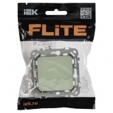 Переключатель одноклавишный ИЭК FLITE ВС61-1-0-ФлП 10А панг