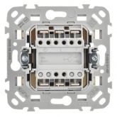 Выключатель двухклавишный ИЭК FLITE ВС12-1-0-ФлН 10А навахо