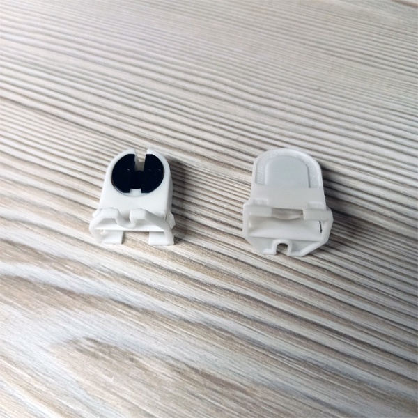 Патрон для люминесцентных ламп T5 c цоколем G5 торцевой (на ножке+распорки)