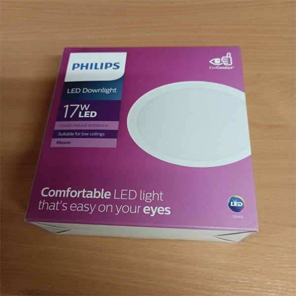 Встраиваемый светодиодный светильник круглой формы Филипс Даунлайт Мейсон, мощностью 17 Ватт, белый свет