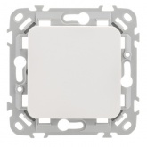 Выключатель кнопочный одноклавишный проходной ИЭК FLITE ВС61-2-0-ФлЖ 10А жемчуг