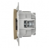 Розетка с заземлением ИЭК FLITE РС11-0-ФлХ 16А хаки