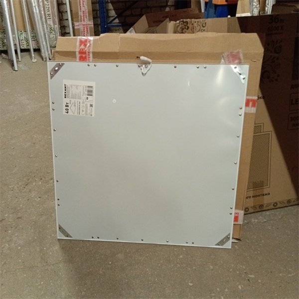 Ультратонкая LED панель Rexant 40 Ватт, 165-265 Вольт. Опал.