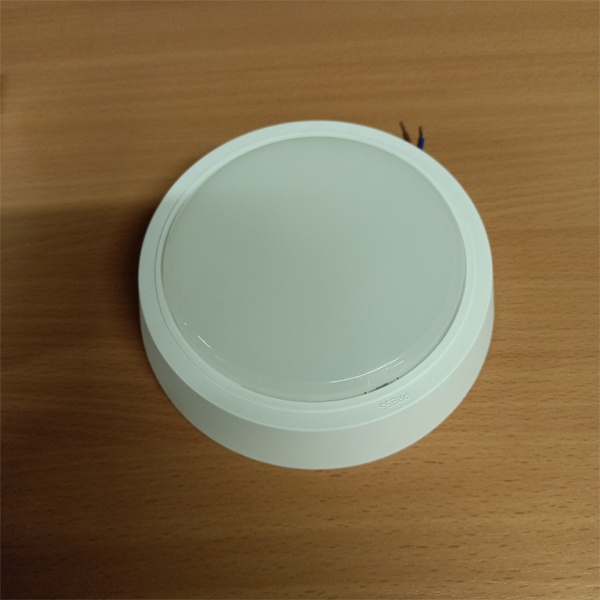 Белый LED светильник Гаусс Холл круглой формы, накладного исполнения, 230 Вольт, мощностью 12 Ватт,  защита IP40, 4000К