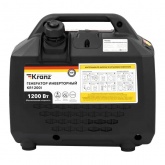 Генератор инверторный Kranz KR1200I 1,2кВт 230В 2л IP23 закрытый корпус, ручной старт