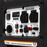 Генератор инверторный Kranz KR5500IE 5,5кВт 230В 10л IP23 закрытый корпус, электростартер