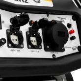 Генератор бензиновый Kranz KR8000EA, 8кВт 230В 25л IP23 коннектор автоматики, электростартер