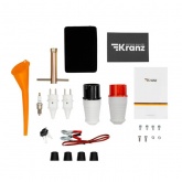 Генератор бензиновый Kranz KR9000EA-3 9кВт 230В/380В 25л IP23 коннектор автоматики, электростартер