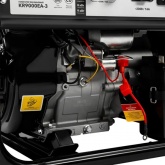 Генератор бензиновый Kranz KR9000EA-3 9кВт 230В/380В 25л IP23 коннектор автоматики, электростартер