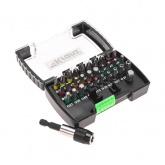 Набор бит Kranz с магнитным держателем 32 шт в пластиковом кейсе