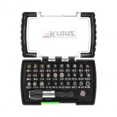 Набор бит Kranz с магнитным держателем 32 шт в пластиковом кейсе