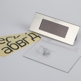 Номер дома с подсветкой ЭРА ERASF22-40 на солнечной батарее 4 LED 6500K 50Lm IP44