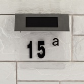 Номер дома с подсветкой ЭРА ERASF22-40 на солнечной батарее 4 LED 6500K 50Lm IP44