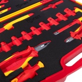 Набор диэлектрического инструмента КВТ НИИ-04 с трещоткой для работ под напряжением до 1000 В VDE