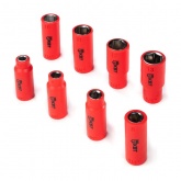 Набор диэлектрического инструмента КВТ НИИ-14 с трещоткой для работ под напряжением до 1000 В VDE