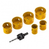 Набор коронок Kranz Bimetal (14, 20, 22, 25, 30, 35, 40, 51, 60, 64, 67) 16 предметов в кейсе