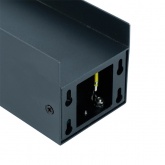 Розетка уличная Feron TM200 2х2P+E 16A IP44 70х70х300мм, черный