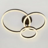 Светильник потолочный светодиодный ЭРА Модерн Bloom CLL-1 110W 3000-6500K RC черный с ДУ