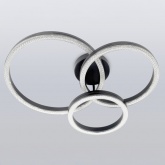 Светильник потолочный светодиодный ЭРА Модерн Bloom CLL-1 110W 3000-6500K RC черный с ДУ