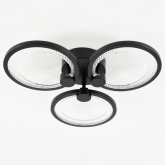 Светильник потолочный светодиодный ЭРА Модерн Odry CLL-1 46W 3000-6500K RC черный с ДУ