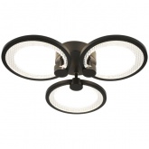 Светильник потолочный светодиодный ЭРА Модерн Odry CLL-1 46W 3000-6500K RC черный с ДУ