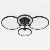 Светильник потолочный светодиодный ЭРА Модерн Odry CLL-1 78W 3000-6500K RC черный с ДУ