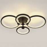 Светильник потолочный светодиодный ЭРА Модерн Odry CLL-1 78W 3000-6500K RC черный с ДУ