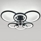 Светильник потолочный светодиодный ЭРА Модерн Odry CLL-1 117W 3000-6500K RC черный с ДУ