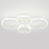 Светильник потолочный светодиодный ЭРА Модерн Ring CLL-1 59W 3000-6500K RC белый с ДУ