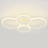 Светильник потолочный светодиодный ЭРА Модерн Ring CLL-1 59W 3000-6500K RC белый с ДУ