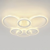 Светильник потолочный светодиодный ЭРА Модерн Ring CLL-1 90W 3000-6500K RC белый с ДУ