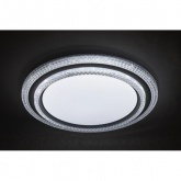 Светильник потолочный светодиодный ЭРА SPB-6 Sunny 86W 3000-6500K RC белый-серый с ДУ