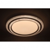 Светильник потолочный светодиодный ЭРА SPB-6 Sunny 86W 3000-6500K RC белый-серый с ДУ