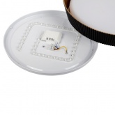 Светильник потолочный светодиодный ЭРА SPB-6 Bella 48W 3000K-6500K черный без ДУ