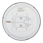 Светильник потолочный светодиодный ЭРА Классик SPB-6 Slim Base 24W 5000K черный без ДУ