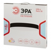 Светильник потолочный светодиодный ЭРА SPB-6 Relict 38 40W 4000K опал белый без ДУ