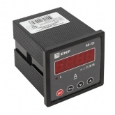 Амперметр цифровой на панель EKF однофазный 0,05-5А АС 0,5 72х72х80мм
