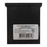 Амперметр цифровой на панель EKF однофазный 0,05-5А АС 0,5 72х72х80мм