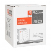 Амперметр цифровой на панель EKF трехфазный 0,05-5А АС 0,5 72х72х80мм