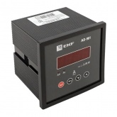 Амперметр цифровой на панель EKF однофазный 0,05-5А АС 0,5 96х96х80мм