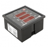 Вольтметр цифровой на панель EKF трехфазный 30-500В АС 0,5 в коротком корпусе 96х96х65мм