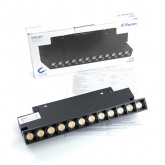 Светильник светодиодный трековый низковольтный Feron MGN301 12W 2700K 1080Lm 30 градусов, черный