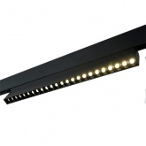 Светильник светодиодный трековый низковольтный Feron MGN301 24W 4000K 2160Lm 30 градусов, черный