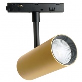 Светильник светодиодный трековый низковольтный Feron MGN303 10W 4000K 900Lm 35 градусов, золото