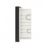 Щиток встраиваемый DKC FRAME 12 модулей с тонированной дверцей с шиной IP40 черный